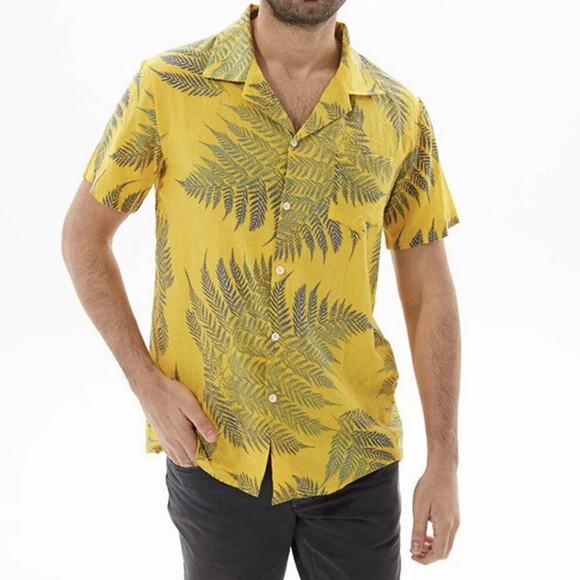 Design in Italy Hawaiian Vacation Shirt Tropical Mens XL Short Sleeve Button Up - Picture 1 of 11